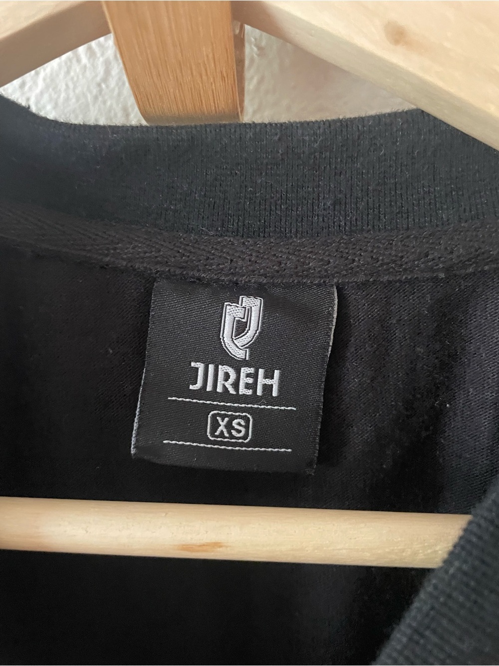 Jireh Men’s XS Isaiah 41:10 Black Oversized Thick Cotton Graphic T - Picture 4 of 5